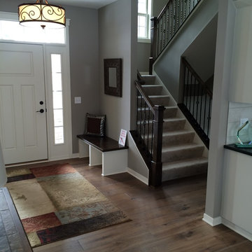 Dark Wood Floor Entryway Ideas, Brooks Hardwood Floor Refinishing Pittsburgh Pa