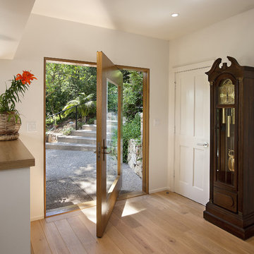 Las Canoas Remodel Center Pivot Door