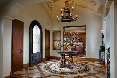 Tuscan entryway photo in Orange County