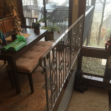 Lisa's Interior wrought iron railing