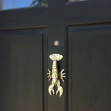 Lobster Door Knocker, Brass - MH1041