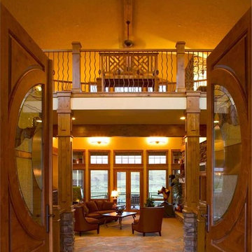 Lodge-Style Foyer