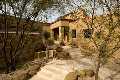 Inspiration for a contemporary entryway remodel in Phoenix
