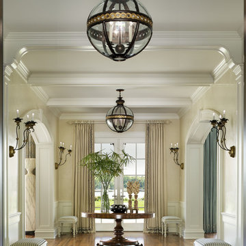 Luxurious and Elegant transitional waterfront estate