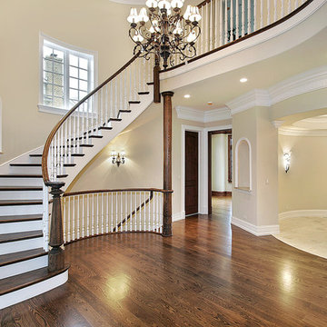 Luxury Foyer and Stairway