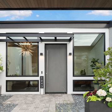 Luxury Modern Bellevue Home with Green Accents