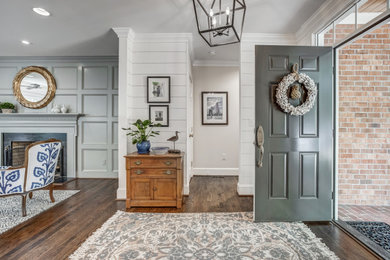 Transitional entryway photo in Richmond