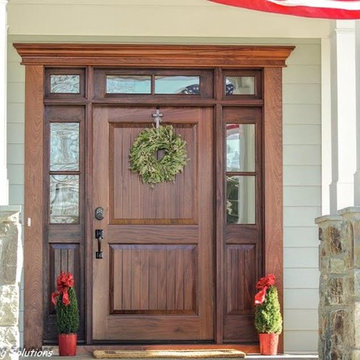 Mahogany Entry Doors by Clingerman Doors - Custom Wood Garage Doors
