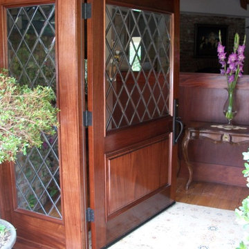 Mahogany Front Door