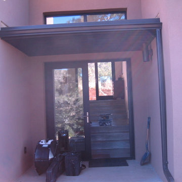 Main Entry, Sheltered with Transom Lighting