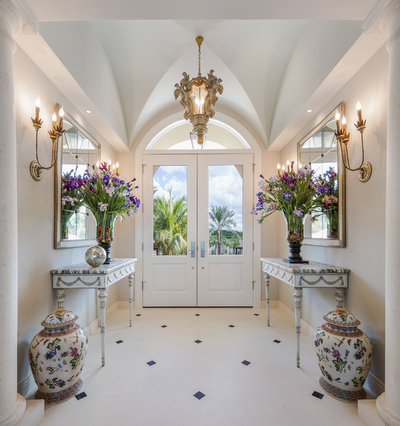 American Traditional Entry by Lancaster Interior Design