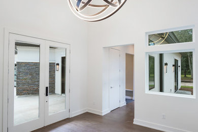 Inspiration for a contemporary entryway remodel in Jacksonville