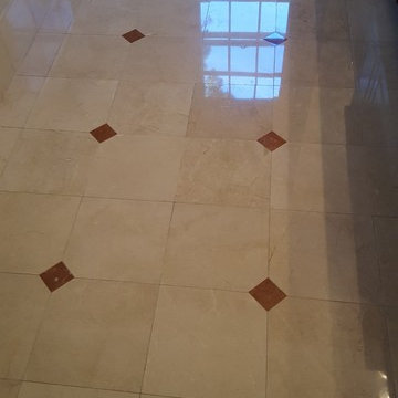 Marble floor restoration
