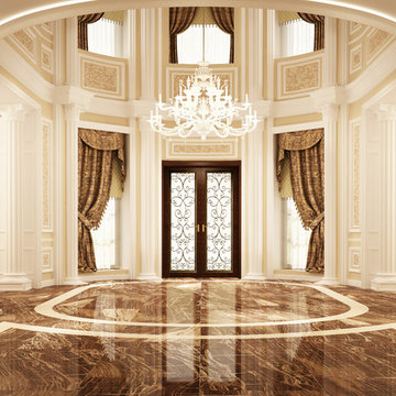 Masonite® Exterior Doors with Dahlia style glass