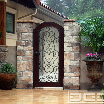 Mediterranean Style Pool Gate | Custom Made Gates That Meet Pool Code Requiremts
