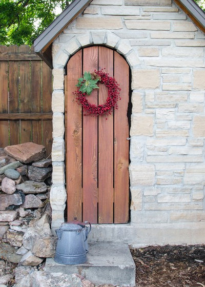 Rustic Entry by The Firefly Garden