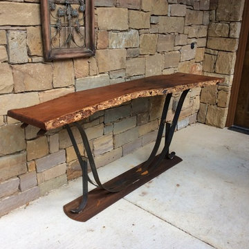 Mesquite Live Edge Entry Table