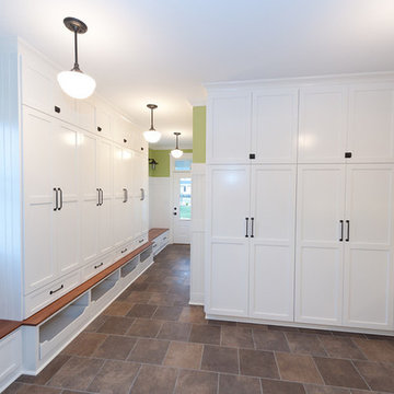 Mill Cabinet Shop Mudroom and Baths
