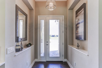 Inspiration for a transitional entryway remodel in Tampa