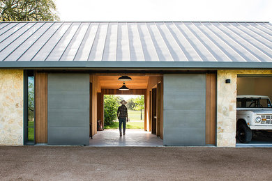 Shed - farmhouse shed idea in Austin