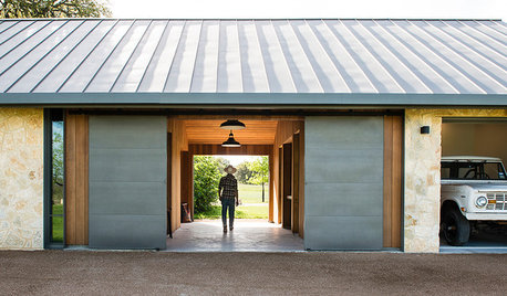 Planned Garage Evolves Into a Multifunctional Barn