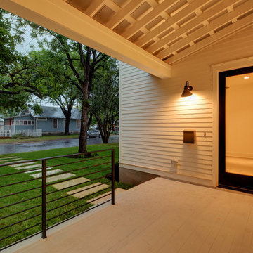 Modern Farmhouse Front Door - Perch Plans