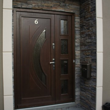 Modern Front Entry Wood Doors