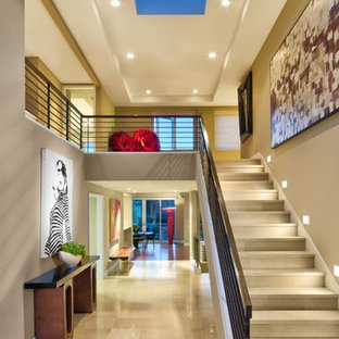 Modern Oceanfront Estate Entrance