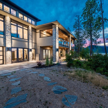 Modern Prairie Lake Home