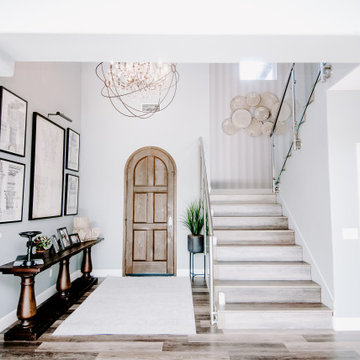 Modern Rustic Entry Foyer