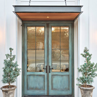 75 Beautiful Double Front Door With A Blue Front Door Pictures Ideas February 2021 Houzz