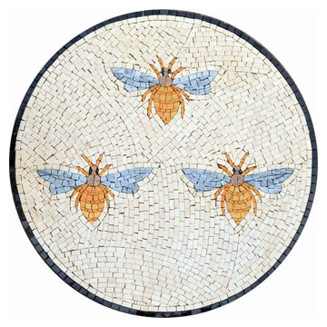Mosaic Medallions, The bees Gradient I Mozaico