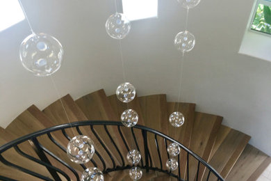 Inspiration for an eclectic staircase remodel in San Diego