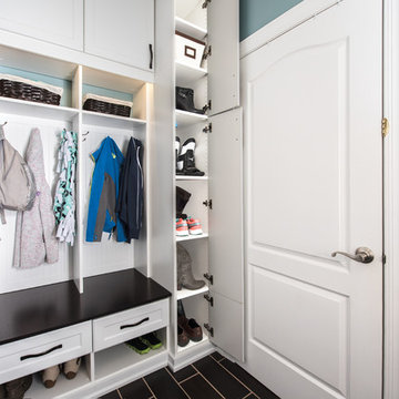 Mud Room and Laundry Center With a Place for Everything