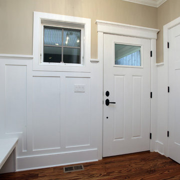Mudroom Entry with built in storage