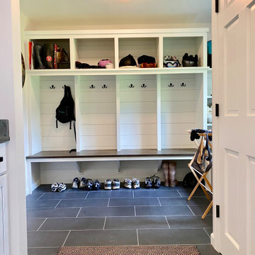 Mudroom with cubbies