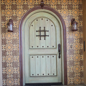 Multi-color Rustic Front Door Tile