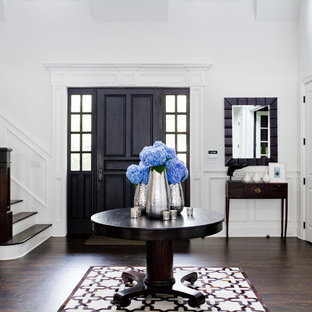 Round Entry Table Houzz, Round Table In Foyer