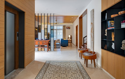 Bangalore Houzz: Earthy Elements Define This Contemporary House