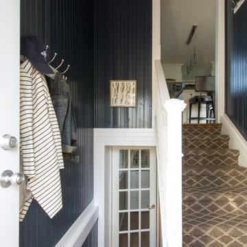 Nautical Inspired Back-split Mudroom