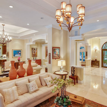 New Custom Home in Exclusive Camp Biscayne, central Coconut Grove