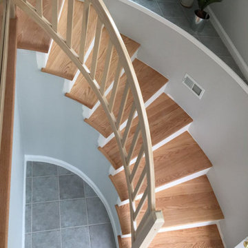 New staircase installation