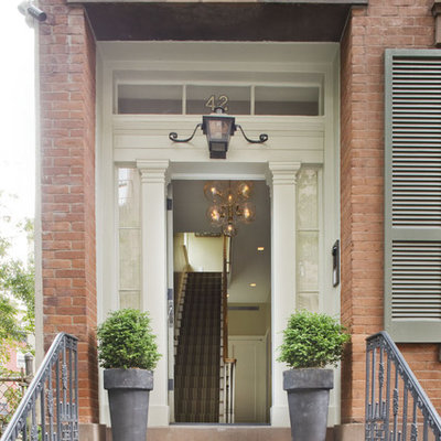 Elegant front door photo in New York