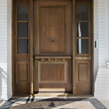 Newport Beach Custom Contemporary Dutch Front Door
