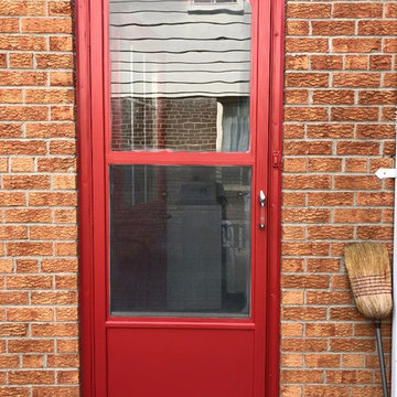 No Replacement Needed - Great Old Aluminum Door Refreshed