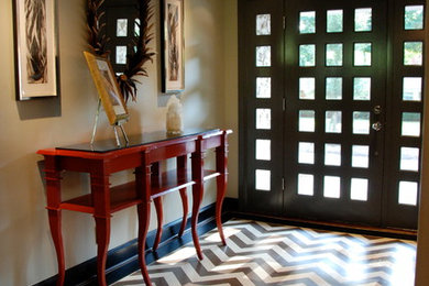 Inspiration for a transitional entryway remodel in Oklahoma City