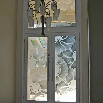 O'Keefe Glass Entry :: Glass Doors and Transom Window