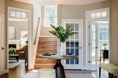 Inspiration for a transitional entryway remodel in DC Metro