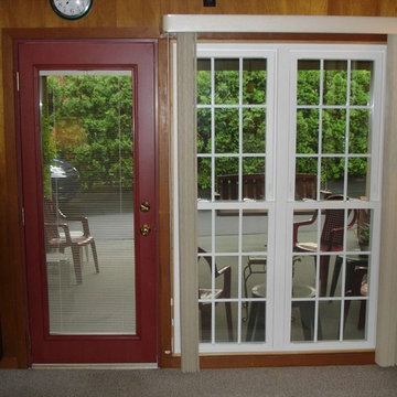 Old door and windows upgraded to modern standards.