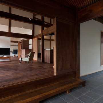 Old Japanese timber house renovation